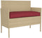 vidaXL - Ligbedkussen - Wijndruif - Rood - 100x40x8 - cm - Oxford - Stof