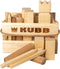 Tactic Kubb - Actiespel - Luxe houten draagkist - Duurzaam grenenhout