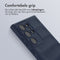 imoshion Hoesje - Geschikt voor Samsung Galaxy S24 Ultra - EasyGrip Backcover - Donkerblauw