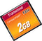 Transcend 133X - CompactFlash Card 2GB - Ultra-snel 45MB/s (1 stuk)