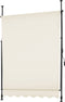 tectake® Klemluifel - Balkonluifel - UV-bestendig - Waterafstotend - Beige