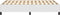 vidaXL - Bedframe - zonder - matras - 120x190 - cm - kunstleer - wit