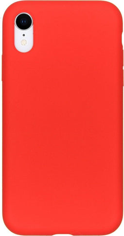 Accezz iPhone XR - Liquid Silicone Backcover - Schokabsorberend - Rood