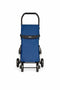 Duett Muuvi Up Boodschappentrolley - Tasinhoud 46L - 4 Wielen - Opvouwbaar - Blauw