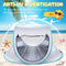 Fuegobird BabyBox - Campingbedje - UV50+ Bescherming - Blokkeer Muggen - Zilver Grijs/Blauw