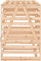 vidaXL - Containerberging - dubbel - massief - grenenhout