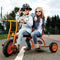 Top Trike - Dreirad Taxi - Duwstang Veiligheidsgordel - Geel