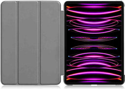 imoshion Tablet Hoes - Geschikt voor iPad Pro 12.9 (2022) / Pro 12.9 (2021) / Pro 12.9 (2020) / Pro 12.9 (2018) - Trifold Bookcase - Rosé Goud