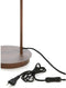 Light & Living Tafellamp Baylie - Donkerbruin - 30x20x61cm - Modern