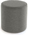 Bijzettafel Versa Lichtgrijs 44 x 44 x 44 cm Poef 2 Onderdelen