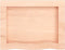vidaXL - Wastafelblad - 40x30x(2-6) - cm - onbehandeld - massief - hout