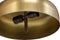 WOOOD Exclusive Safa Hanglamp Horizontaal - Metaal - Brass - 34x33x33