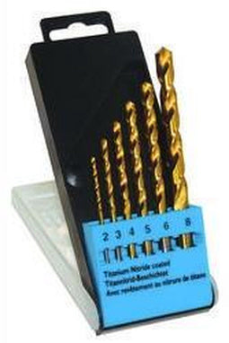 C.K T3293 HSS Metaal-spiraalboorset 6-delig TiN DIN 338 Cilinderschacht 1 set(s)