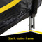 Dunlop Trampoline 6FT - 183 x 50 CM - Trampoline met Veiligheidsnet 200 CM - Kinder Trampoline - Max. 80 KG - Zwart/Geel