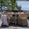 house nordic larisa tuintafel - grijs - ø120cm