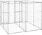 vidaXL - Hondenkennel - 4,84 - m² - gegalvaniseerd - staal