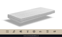 Nirwana Bedden - Top Mattress - Memory Foam Nasa Platinum Gold Gel Single Seat