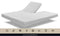 Nirwana Bedden - Cold foam topdeck mattress Platinum Foam HR - Split