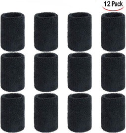 12 pieces of absorbent sweat bands