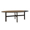 Home delight Coffee table Oak oval black