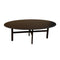 Home delight Coffee table Oak oval black