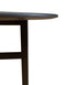 Home delight Coffee table Oak oval black
