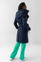 Waterproof Tailored Trenchcoat Navy - Matte