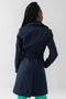 Waterproof Tailored Trenchcoat Navy - Matte
