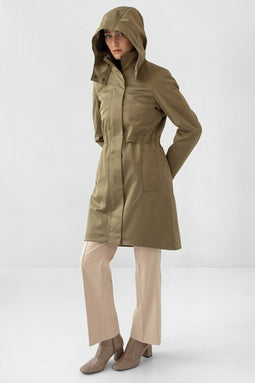 Tailored Waterproof All-Weather Parka - Green