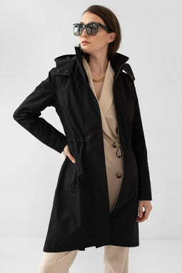 Tailored Waterproof All-Weather Parka - Black