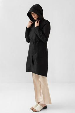 Tailored Waterproof All-Weather Parka - Black