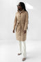 Waterproof Waistbelt RainCoat - Beige