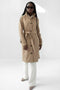 Waterproof Waistbelt RainCoat - Beige