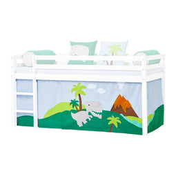 Hoppekids Dinosaur curtain for half-high and bunk bed