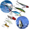 Happygetfit 235 Pieces Fish Lure Kit, Universal Different Fish Bait