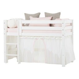 Hoppekids Winter Wonderland curtain with tulle for half-high and bunk bed