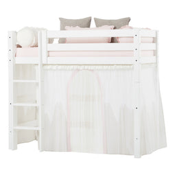 Hoppekids Winter Wonderland - with tulle - curtain for for mid-high bed