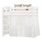 Hoppekids Winter Wonderland - with tulle - curtain for for mid-high bed