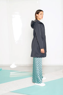 Waterproof Rain Parka - Navy