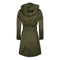 Waterproof Tailored Trenchcoat Satin - Green