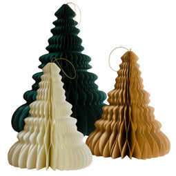 Home delight Christmas tree honeycomb Noël set/3