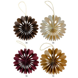 Home delight Christmas hanger honeycomb Joy set/12