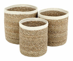 Home delight Basket Seagrass set/3