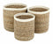 Home delight Basket Seagrass set/3