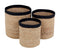 Home delight Basket Seagrass set/3