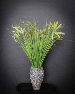 PTMD Leaves Plant River Grass Artificial Branch - 94 x 32 x 128 cm - Green