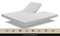 Nirwana Bedden Top Mattress 100% Natural Latex Noflik Talalay Double Split