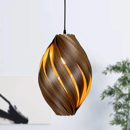 GOFURNIT Hanging Lamp 'Ardere' in Walnut