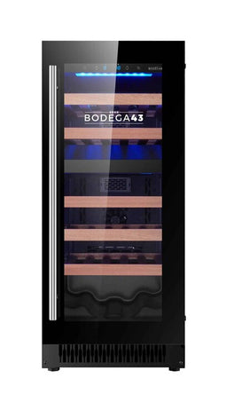 Bodega 43 Narrow built-in wine refrigerator 28 bottles