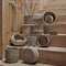 Home delight Basket Jute large gray set/3